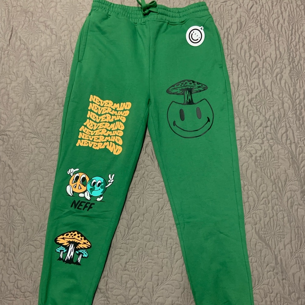 Green Neff Sweats